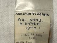 Aircraft Type A41 Knob Pushbutton Lamp, Red, Part No. A3478A [GR7B]