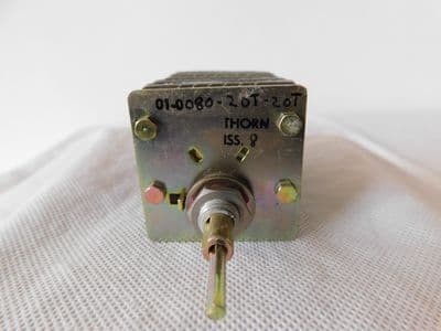 Aircraft Variable Resistor Dimmer Switch, Part No 01-0080-20T-20T [D5B]