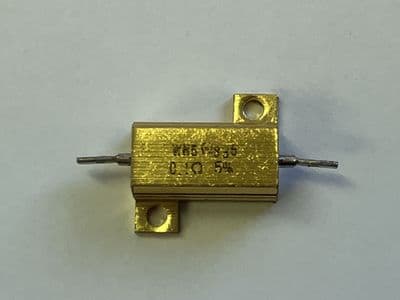 Aluminium Fixed Wire Resistor, 0.1 Ohms, 5%, 6119-0000-006 [3R1C, EC36]