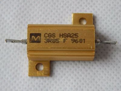 Aluminium Housed Power Resistor, CGS HSA25, 3.85 ohms, 25W [3R1E, EC53]