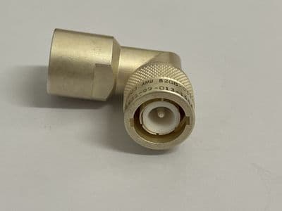 Amphenol Right Angle C Type Connector Plug With Bayonet Coupling, 50 Ohms [3R1C, EC34]