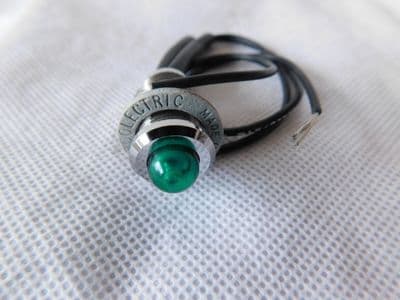 Arcolectric Neon Green Round Light Indicator, 220V AC, Cossor  [D4D]