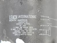 Armament Safety Break Contactor, Eurofighter Typhoon, P/No. C600-9374-A [GR1B]