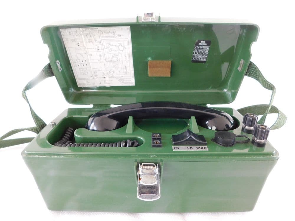 Army PTC405 Linesman s Field Telephone PL60