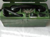 Army PYE704B Linesman's Field Telephone, Film TV Prop, Spares/Repair [1R12C]