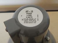 Atlas Sound AP-15 Loudspeaker Horn 8 Ohms 15 Watts [1R16E]