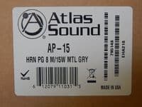 Atlas Sound AP-15 Loudspeaker Horn 8 Ohms 15 Watts [1R16E]