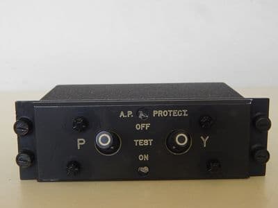 Auto Pilot Protection And Test Control Unit As Used In Puma Helicopter [1R2D]