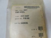Avdel 3121-0407 Aircraft Pip Pin, 1/4