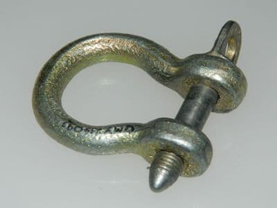 Bow Shackle With Pin Steel Jaw Width 1 1/4