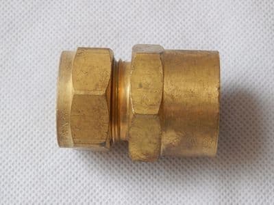 Brass Straight Pipe Adaptor, 3/4