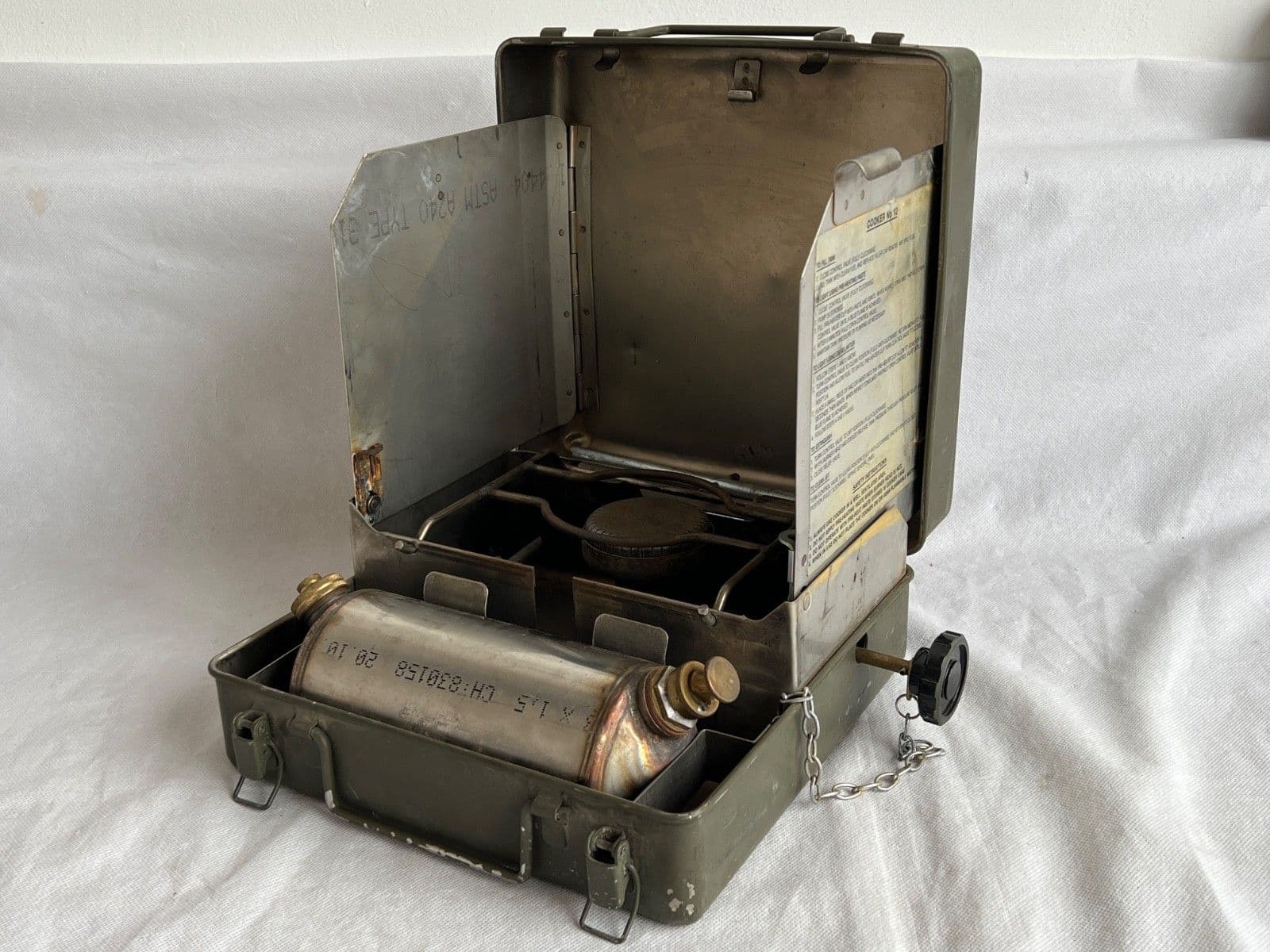 British Army No 12 Field Cooker Multi Fuel D6D