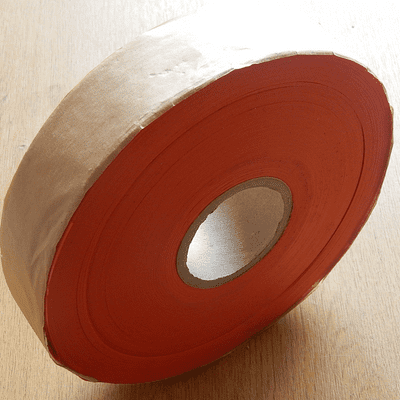 British Army Orange 38mm Mine And Minefield Marking Tape, Unopened Roll [1R1C]