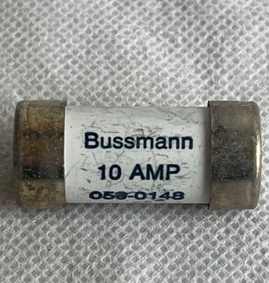 Bussmann 10Amp, 059-0147 Nato Fuse, 10A [D6C]
