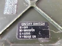 Clansman PRC352 Man Pack Military Army VHF Radio