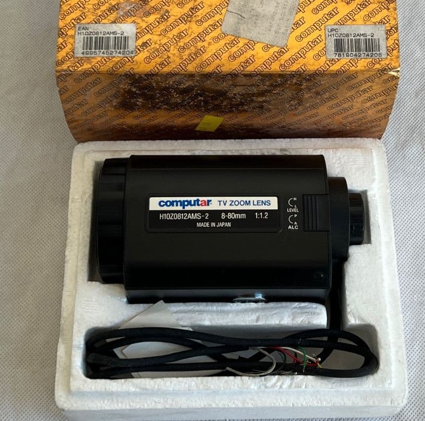 Computar H10Z0812AMS-2 TV Zoom Lens 8-80mm 1 1 2 D6C