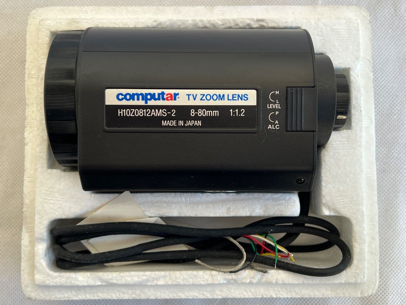 Computar H10Z0812AMS-2 TV Zoom Lens 8-80mm 1 1 2 D6C