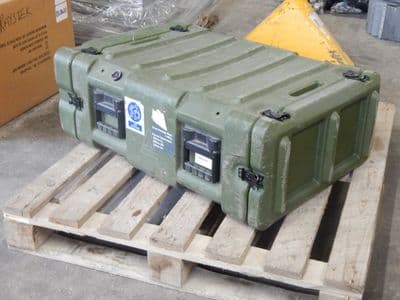 CPCases Storage Transport Case, Green, Without 19” Rack, TV Film Prop [MM]