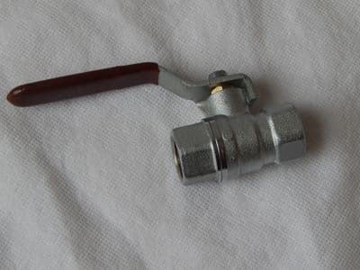 Crane D191 Lever Operated Ball Valve, 3/8