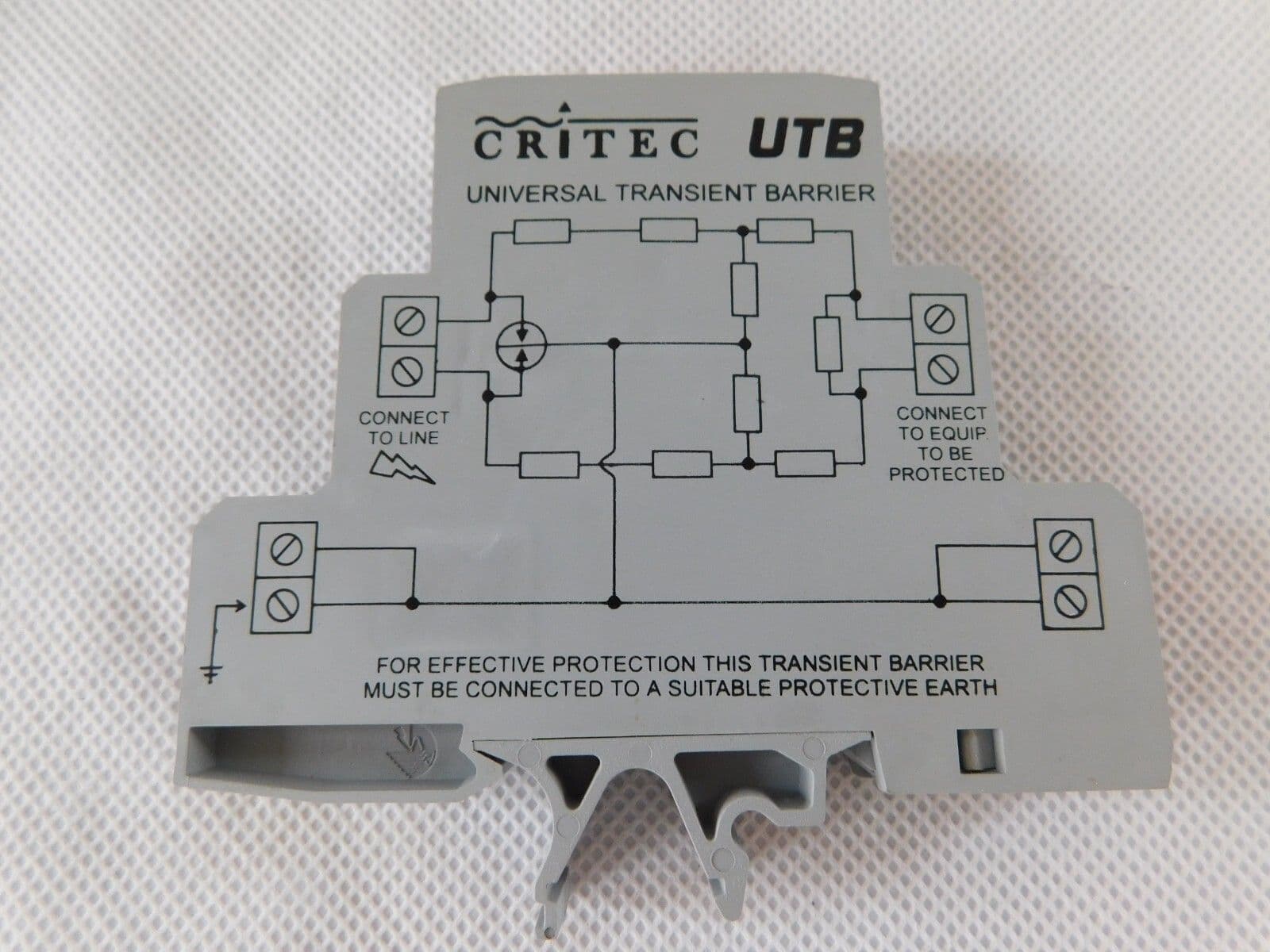 Critec UTB-72 Universal Surge Lightning Transient Barrier D6B