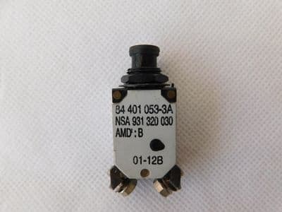 Crouzet Aircraft 3A Circuit Breaker, Part 84 401 053, 3Amp  [1R7B]