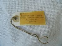 Downward Front Domed Amber Orange Identification Lamp Light Cover 5C/3465 [1R1D]