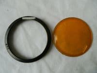 Downward Front Domed-Yellow Identification Lamp Light Cover 5C/3465 [1R4D]