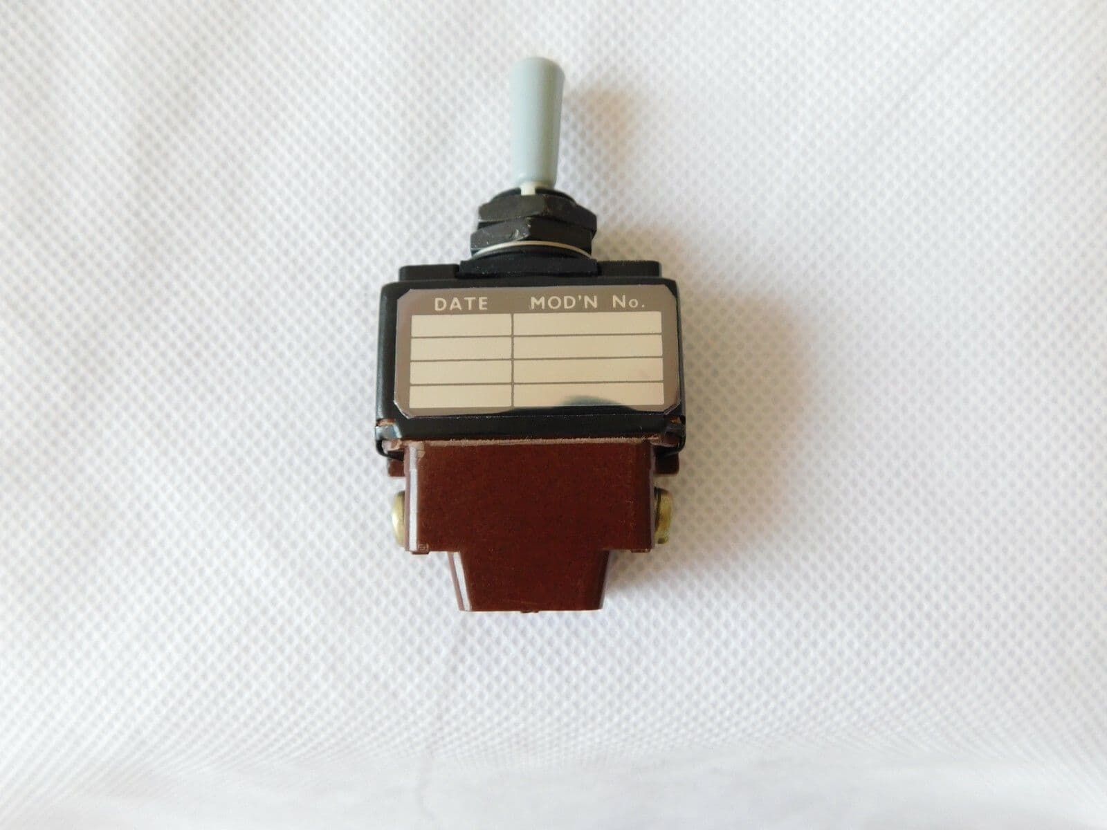 Dowty Electrics Aircraft Toggle Switch Type 1260 Single Pole Spring ...