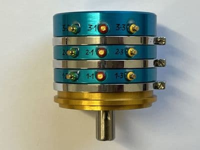 Eurofarad 3 Gang Precision 1K Ohm Potentiometer, Type T 13 M 70 09 [3R1C, EC34]