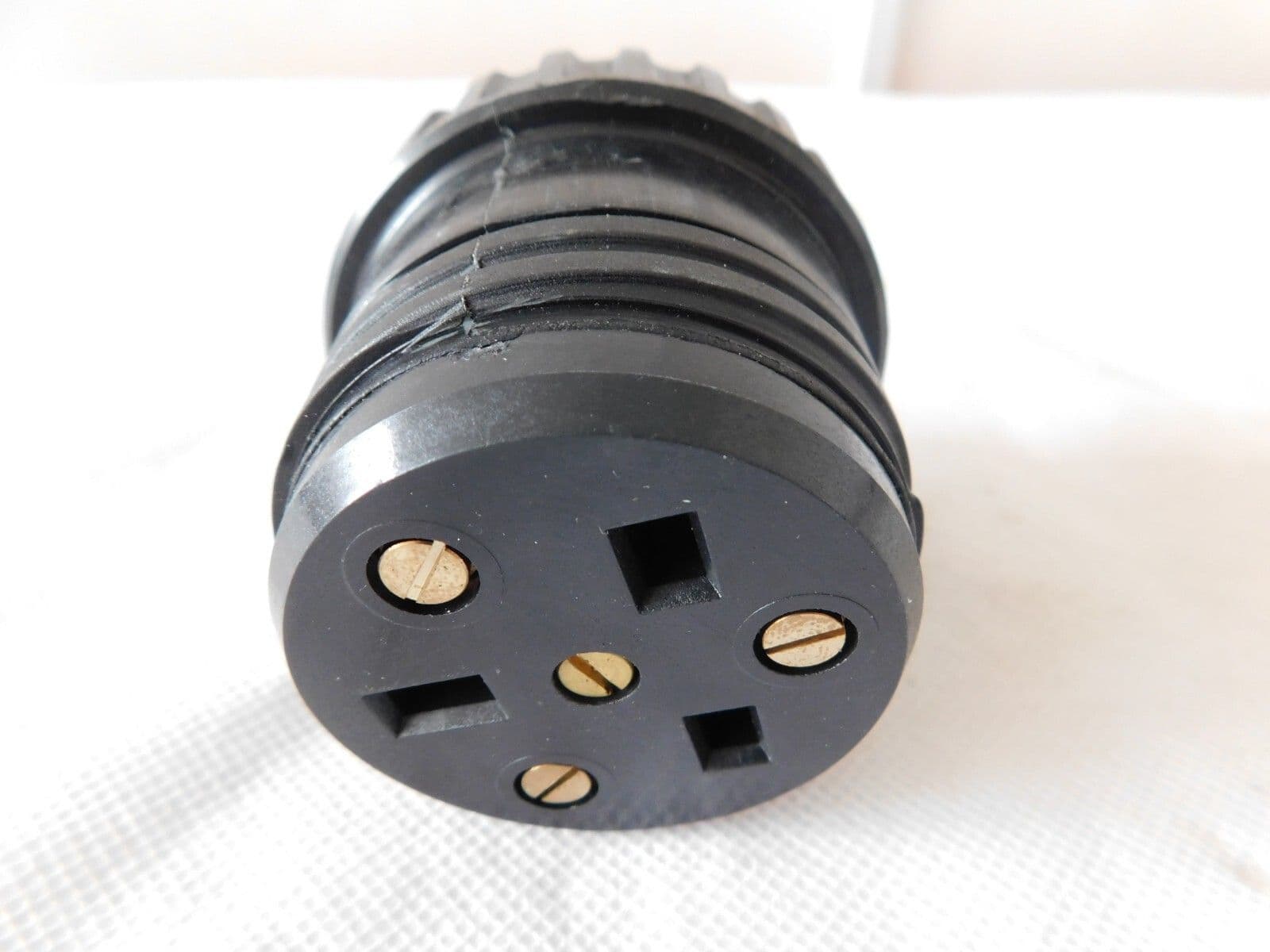 Ex Army Military Female 3 Pin Weather Resistant Generator Festoon Plug D5C