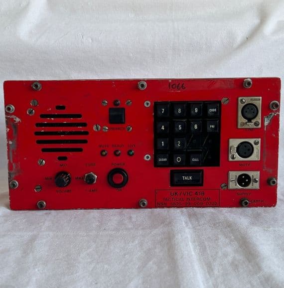 Ex Army UK/VIC 418 Tactical Intercom Unit [D4E]