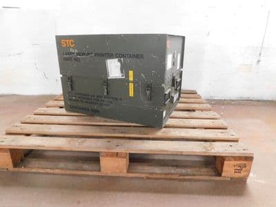 Ex Military Army Large Green Aluminium Storage Transport Case [PC7]