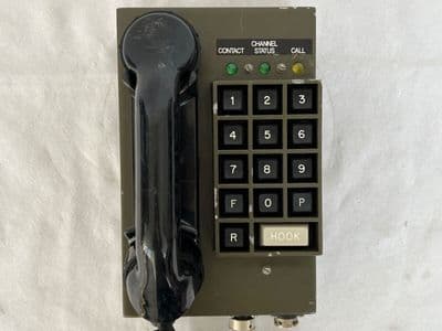 Ex Military Telephone, Ptarmigan Radio?, Ideal For TV, Film Prop [D4E]