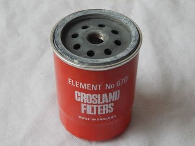 Ex Military Vehicle Crosland Oil Filter Element No 670 [D4B]