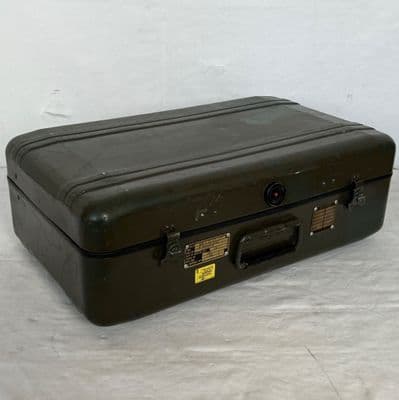 Ex MOD Green Aluminium Storage Transport Case With Carry Handle [PC44]