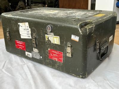 Ex Mod Green Large Alloy  Storage Transport Case With Carry Handles [PC12]