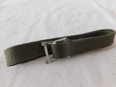 Ex MOD Green Webbing Strap With Buckle  [D4B]