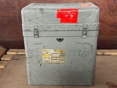 Ex MOD Grey Instrument Storage Transport Case With Handles, KER10-10-15M1 [PL49]