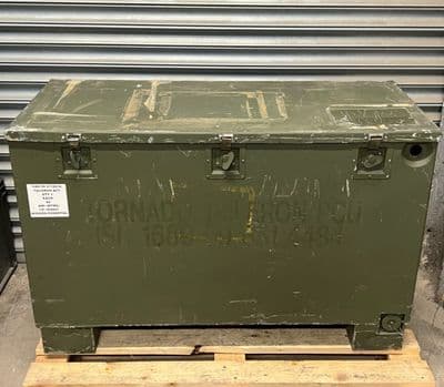 Ex MOD Large Aluminium Green Storage Container With Foam [GR]