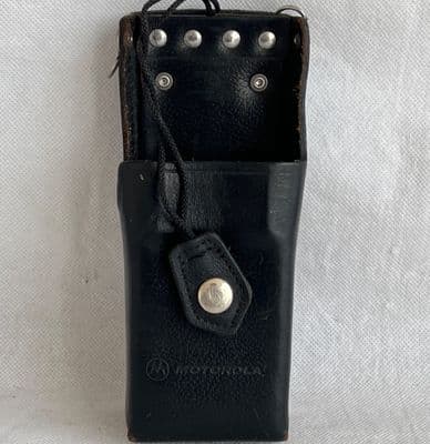 Ex MOD Motorola Leather Walkie Talkie Radio Holster Case, 1502171J03 [1R8D]