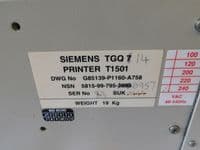 Ex MOD Siemens TGQ7 TGQ14 Teleprinter TI501  [1R2C]