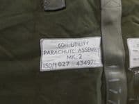 Ex RAF 60ft Utility Parachute Military Deployment Bag Olive G.Q. 15D/1027 [PL22]