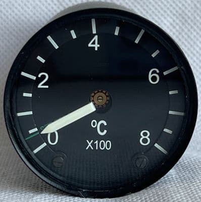Ex RAF Aircraft 0-800 Exhaust Thermometer Gauge From Weston, S149-2-17 [D5C]