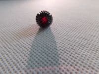 Ex RAF Aircraft 5 x Red Lens Light Knob, Ref No 10AT/9486557 [D6B]