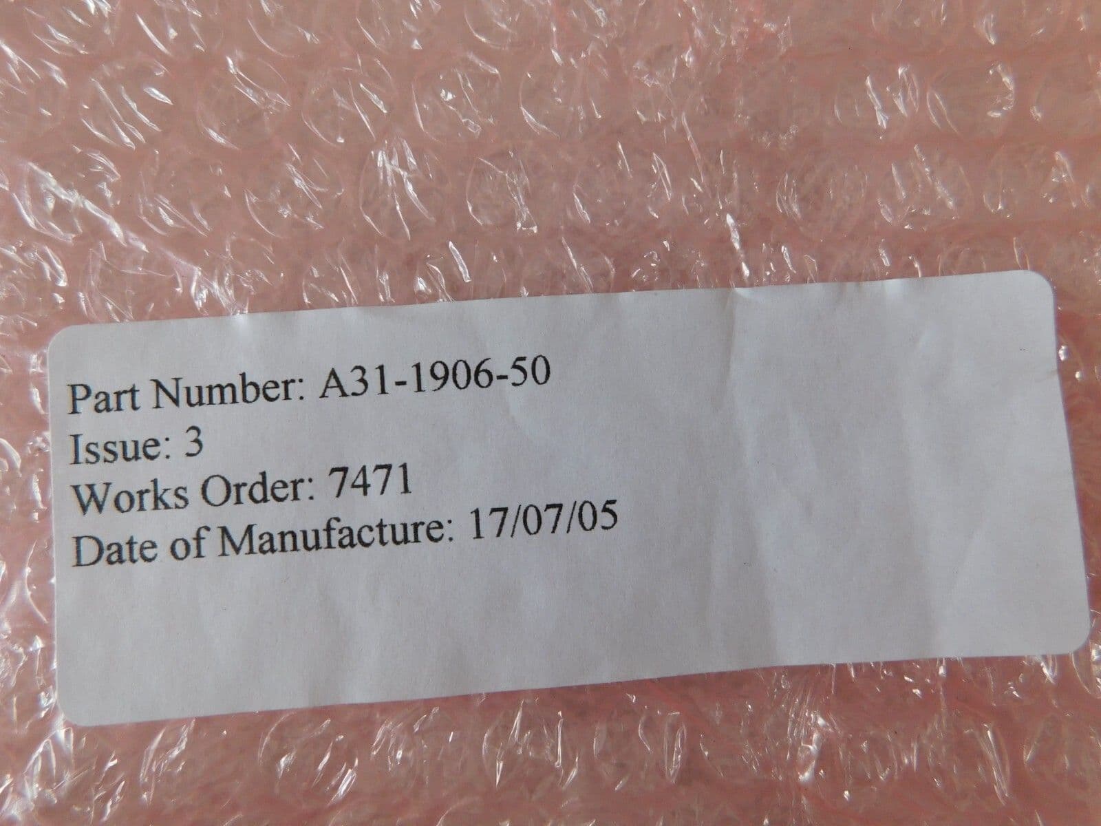 Ex RAF Aircraft ADF Type 6409 Front Facia Panel Part No A31-1906-50 D4B