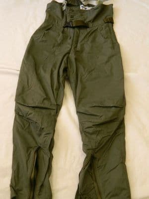 Ex RAF Aircraft Aircrew MK3 Cold Weather Trousers No Pockets Size 7 [1R8C]