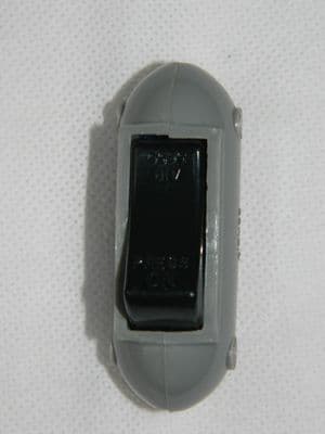 Ex RAF Aircraft Airmed Down Lead Cable Inline Push Switch, Air 5650 [1R8D]