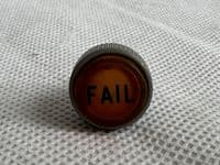 Ex RAF Aircraft Amber NVG 'FAIL' Lens Knob CP18068 [D5D]