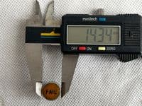 Ex RAF Aircraft Amber NVG 'FAIL' Lens Knob CP18068 [D5D]