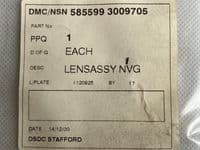 Ex RAF Aircraft Amber NVG 'FAIL' Lens Knob CP18068 [D5D]